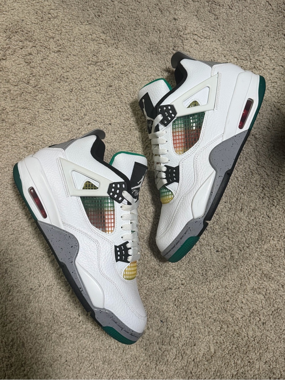 Jordan 4 βRastaβ - Picture 6 of 10